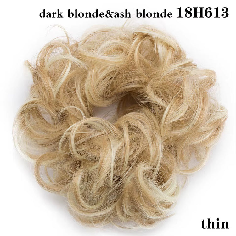Curly Chignons Hair Scrunchie Extensions