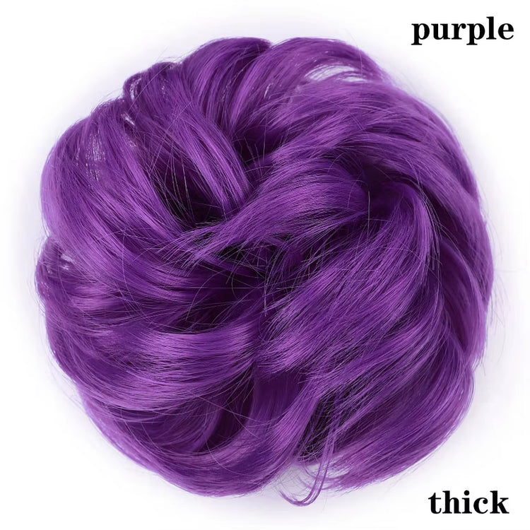 Curly Chignons Hair Scrunchie Extensions
