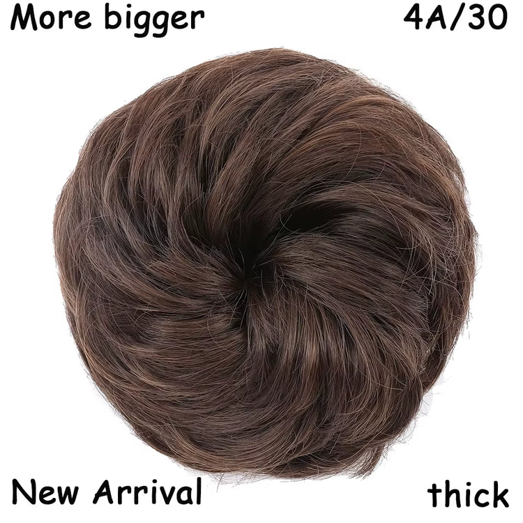 Curly Chignons Hair Scrunchie Extensions