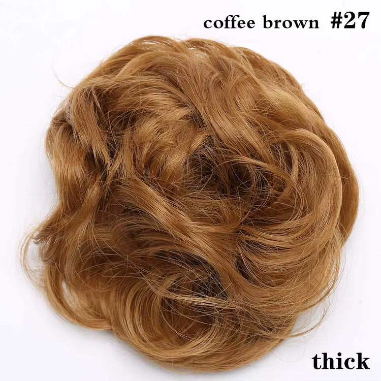 Curly Chignons Hair Scrunchie Extensions