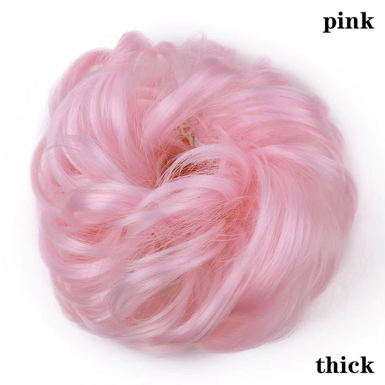 Curly Chignons Hair Scrunchie Extensions