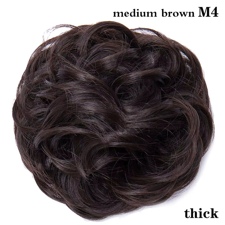 Curly Chignons Hair Scrunchie Extensions
