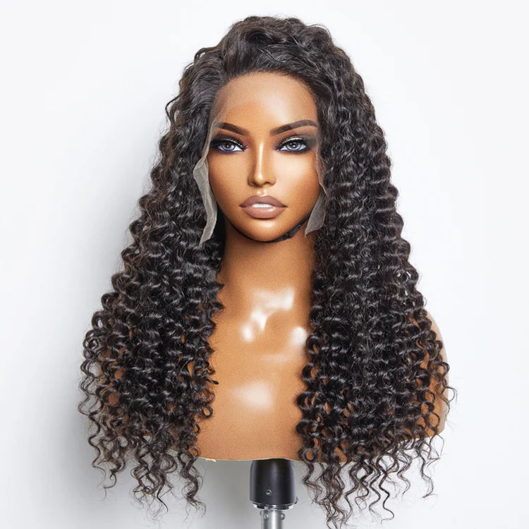 Tedhair 180% Density HD 13X6 Lace Frontal Wig Deep Curly