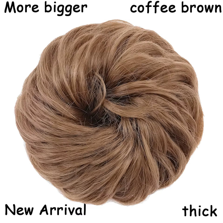 Curly Chignons Hair Scrunchie Extensions