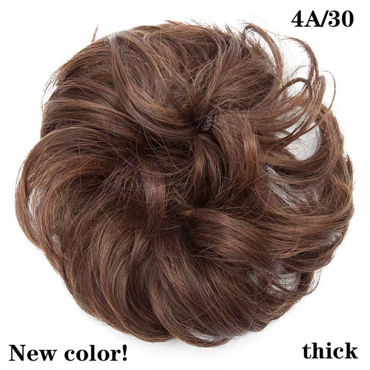 Curly Chignons Hair Scrunchie Extensions