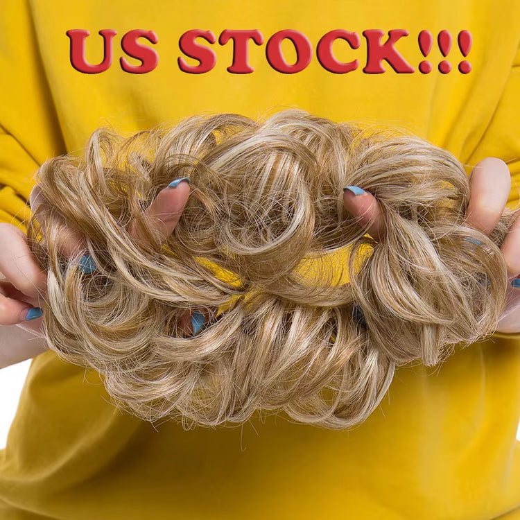 Curly Chignons Hair Scrunchie Extensions