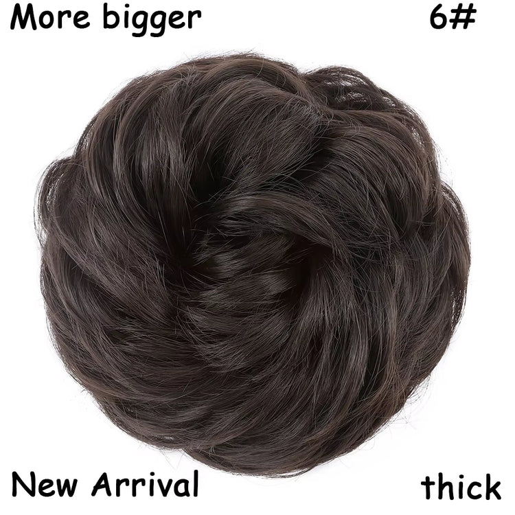 Curly Chignons Hair Scrunchie Extensions