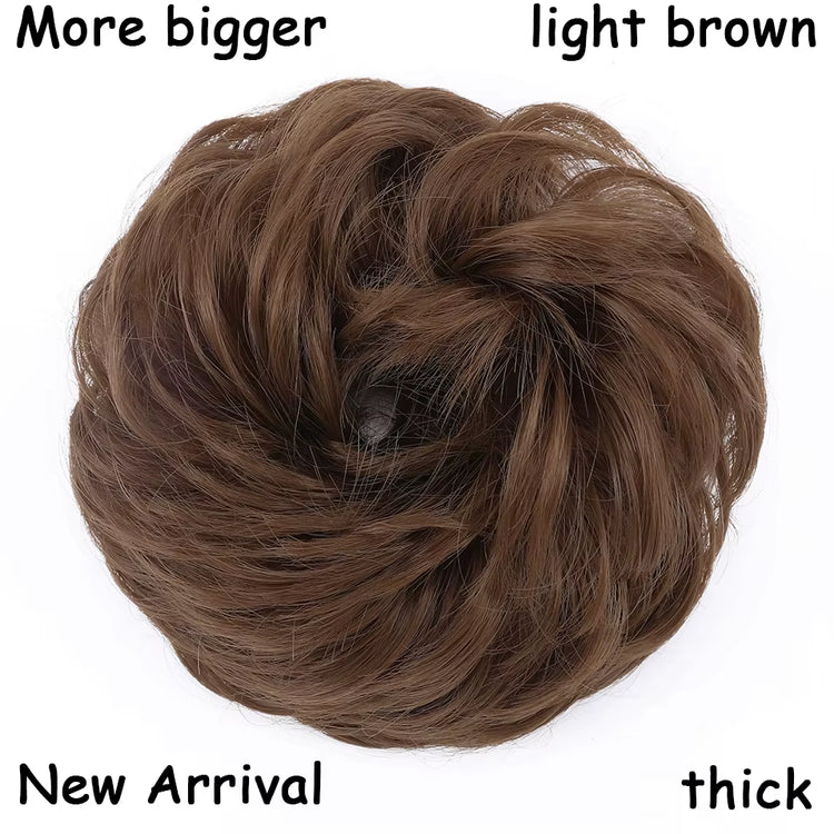 Curly Chignons Hair Scrunchie Extensions