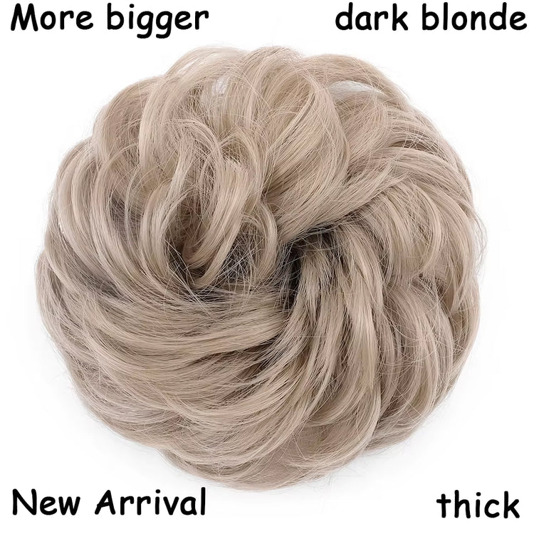 Curly Chignons Hair Scrunchie Extensions