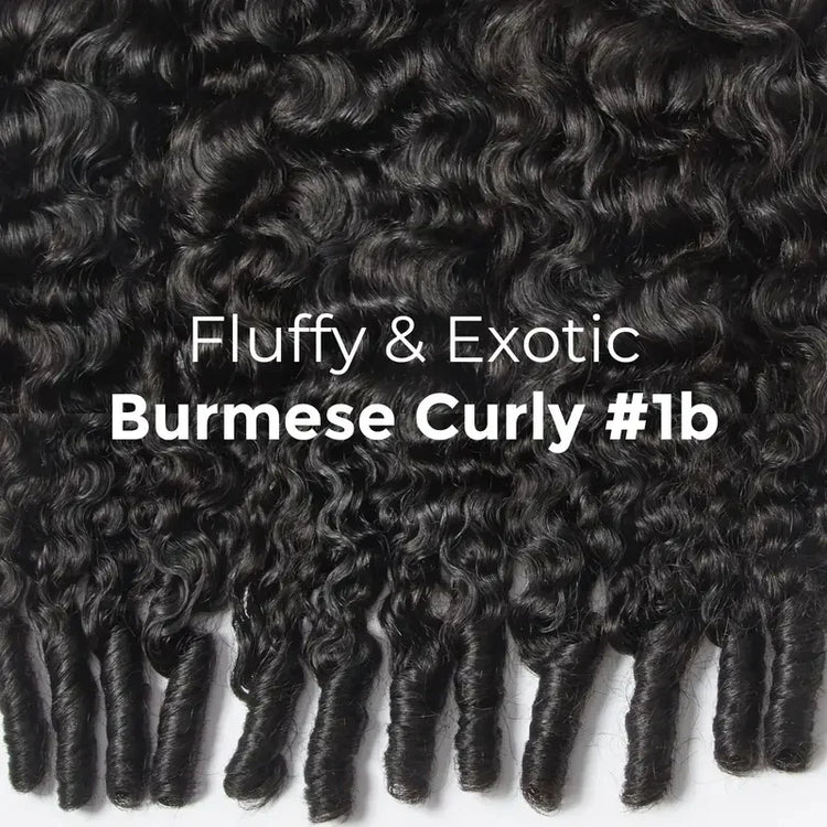 Tedhair Wear and Go 180% Density Half Wig Burmese Curly