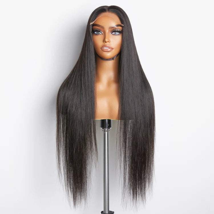 Tedhair 180% Density 5X5 Glueless Lace Closure Wig Straight