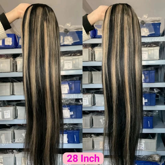 Ali Coco Highlight Blonde Lace Front Wig – Human Hair