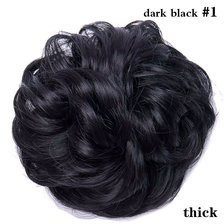 Curly Chignons Hair Scrunchie Extensions