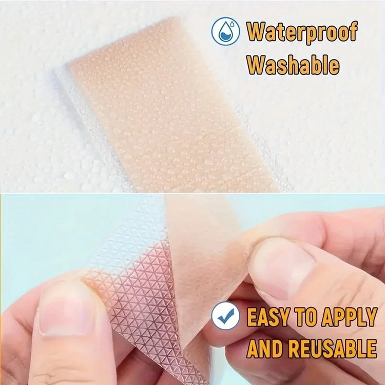 Non-Slip Silicone Wig Adhesive Tape Breathable Lace Wig Grids Knots Healer Hair Tape for Secure and Comfortable Fit