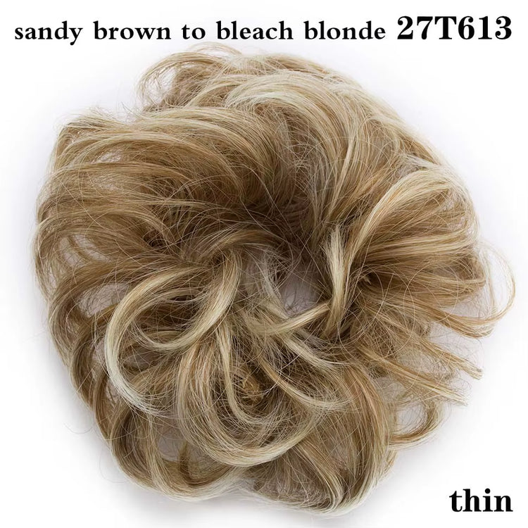 Curly Chignons Hair Scrunchie Extensions