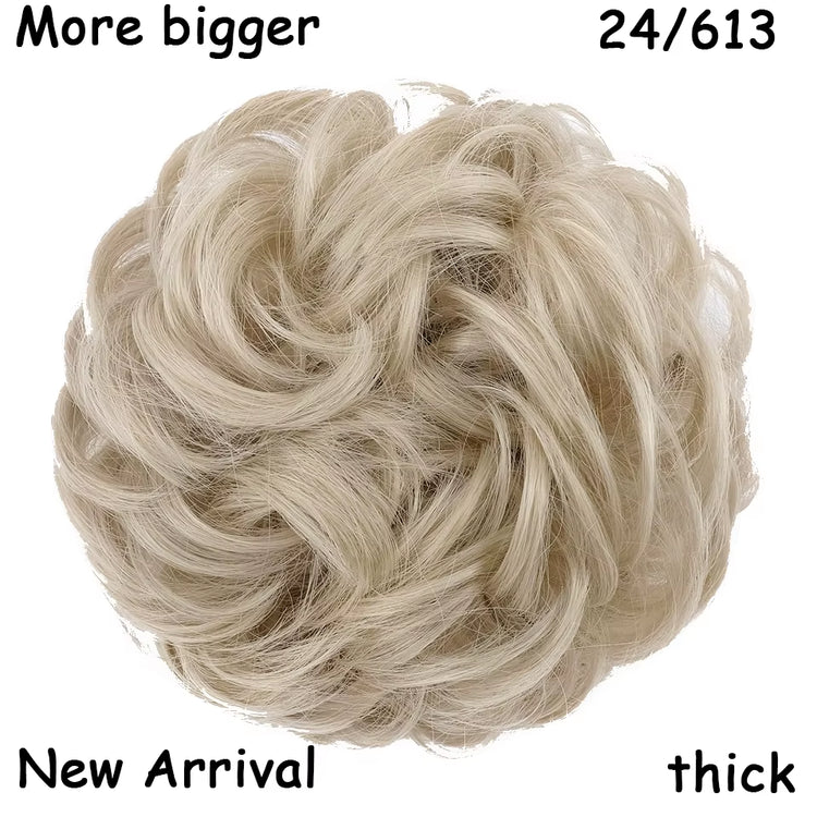 Curly Chignons Hair Scrunchie Extensions