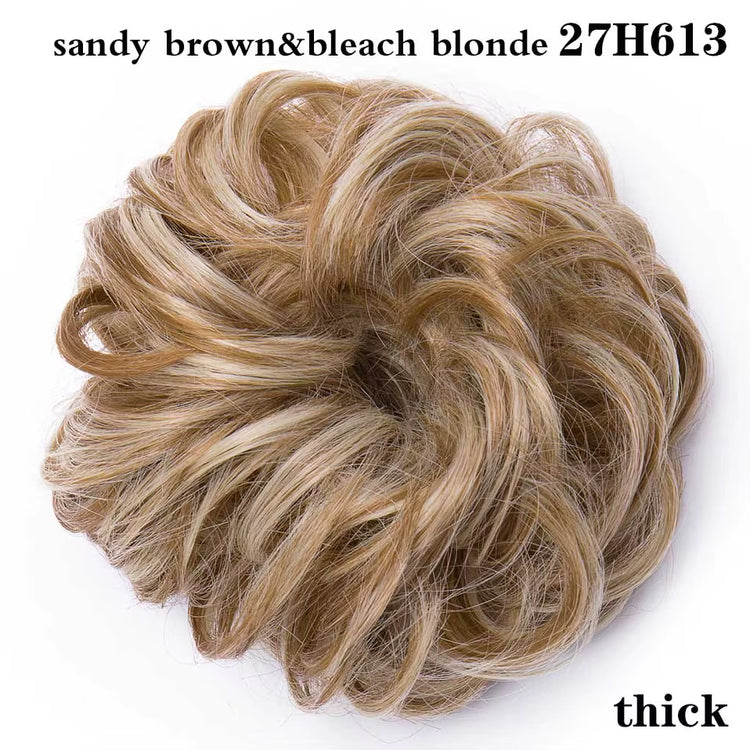 Curly Chignons Hair Scrunchie Extensions