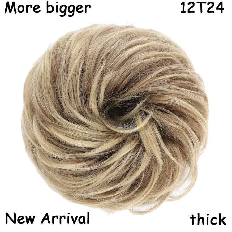 Curly Chignons Hair Scrunchie Extensions