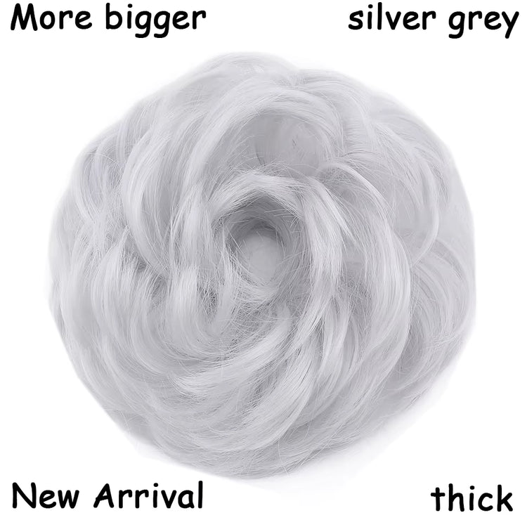 Curly Chignons Hair Scrunchie Extensions