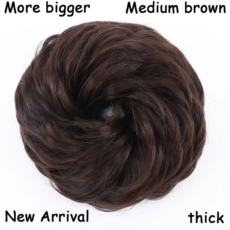 Curly Chignons Hair Scrunchie Extensions