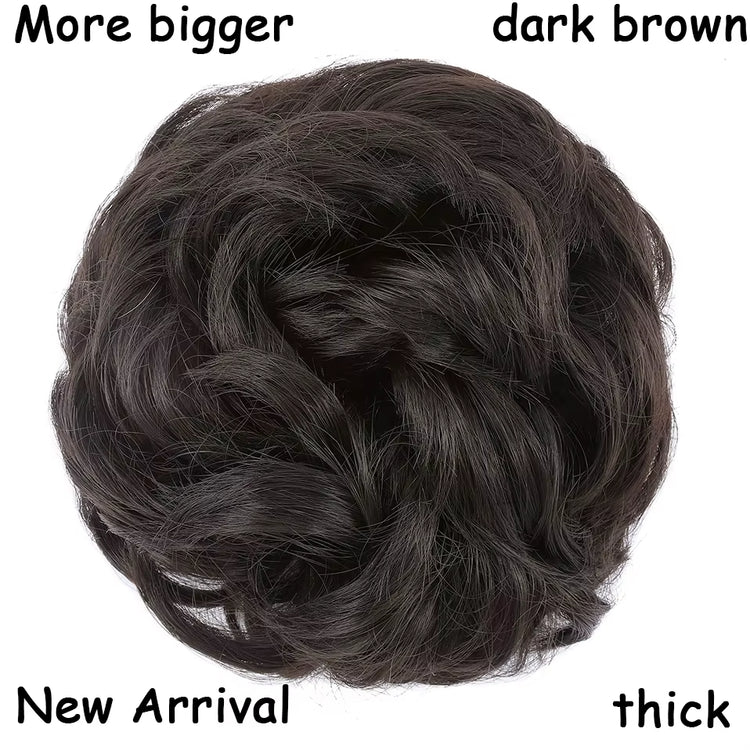 Curly Chignons Hair Scrunchie Extensions