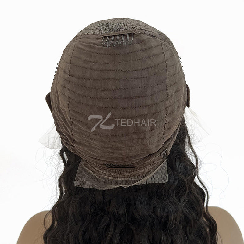 Tedhair 150% Density 13X6 Partingmax Glueless Lace Wig 3D Cap Pre-Bleached Lace Front Wig Water Wave
