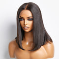 Tedhair 150% Density 5X5 Glueless Lace Closure Bob Wig Straight