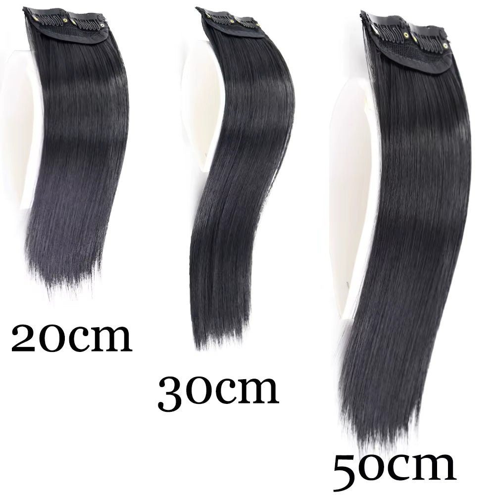 MERISI Synthetic Invisible Clip-In Hair Pads for Volume