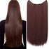 Long Straight Synthetic Hair Extension Invisible Fishing Line