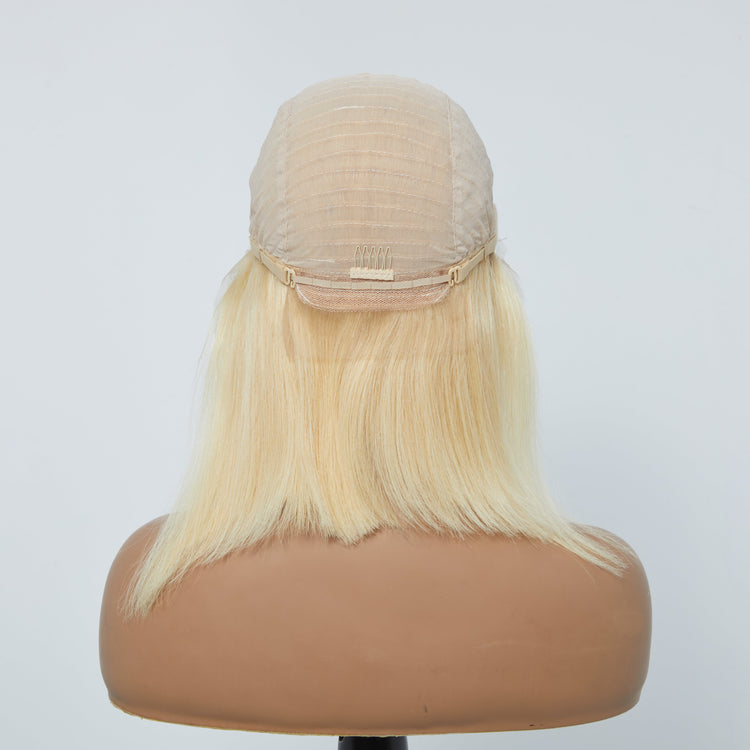 Tedhair 150% Density Pre-Plucked 13X4 Lace Frontal Bob Wig Straight 