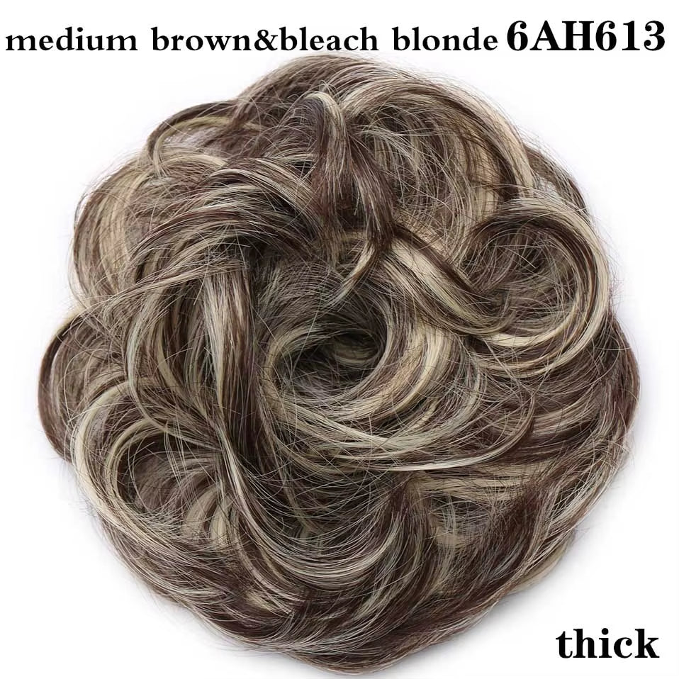 Curly Chignons Hair Scrunchie Extensions