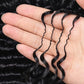 Tedhair Miracle Knots Human Feather Crochet Hair Deep Wave with No Spiral Ends - Pre-Separated Knotless Crochet Braids for Seamless Blending