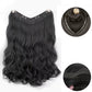 22-Inch V-Shaped Water Wave Synthetic Clip-In Hair Extension