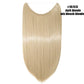 Synthetic Invisible Wire Hair Extensions Secret Fish Line Hairpiece