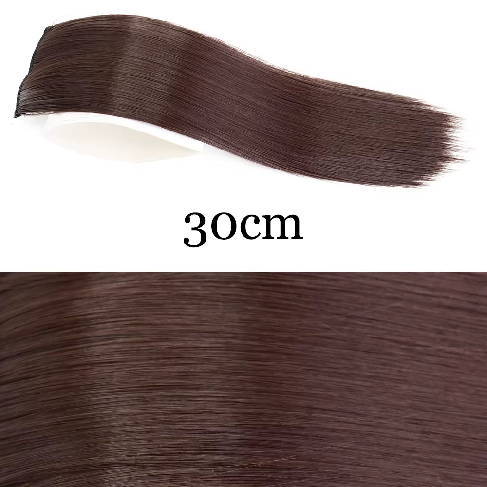 MERISI Synthetic Invisible Clip-In Hair Pads for Volume