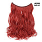 Synthetic Invisible Wire Hair Extensions Secret Fish Line Hairpiece