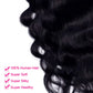 Body Wave Clip in Hair Extensions 100% Human Hair with Double Weft Brazilian Clip in 8Pcs 120G for Black Woman Clip Ins Hair 