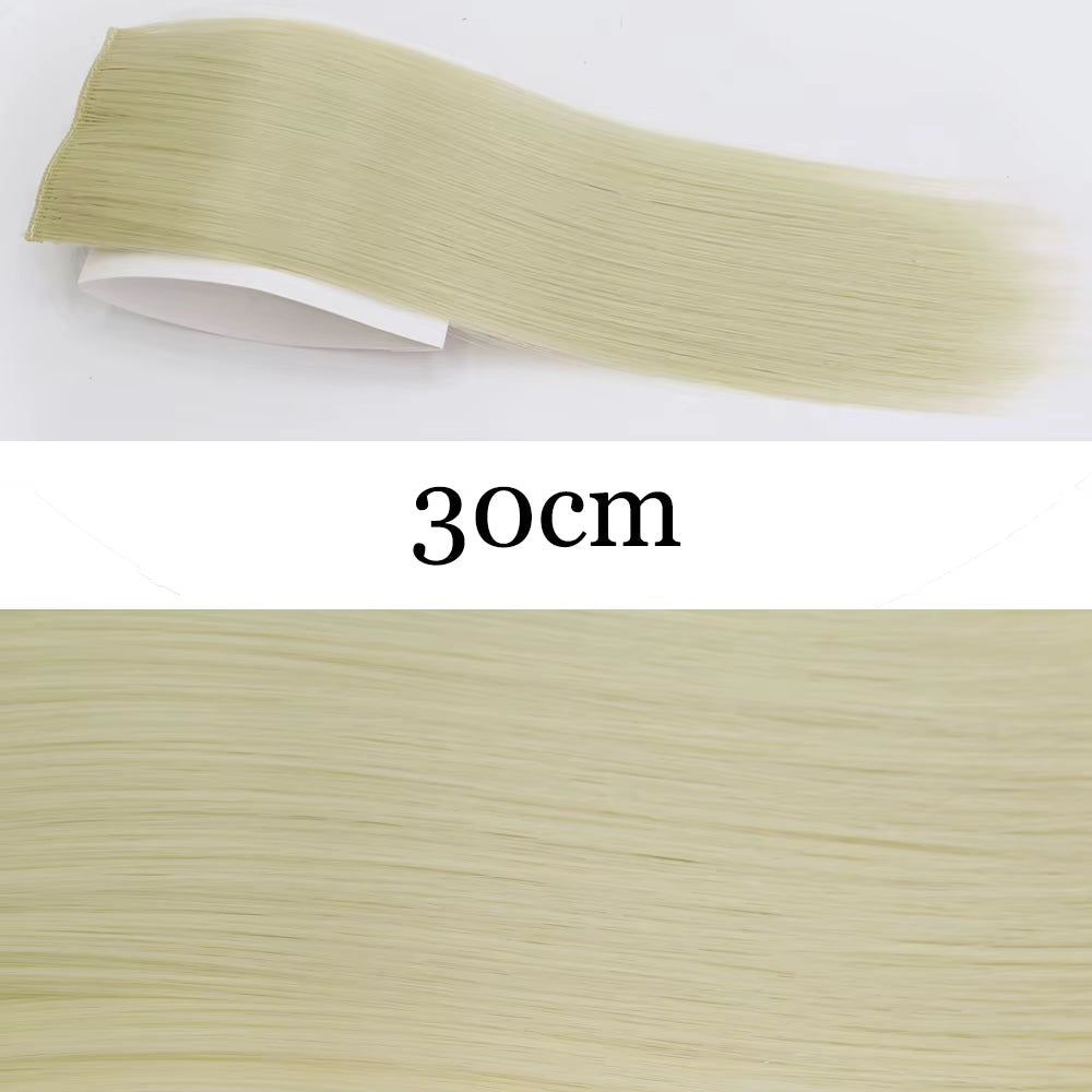 MERISI Synthetic Invisible Clip-In Hair Pads for Volume