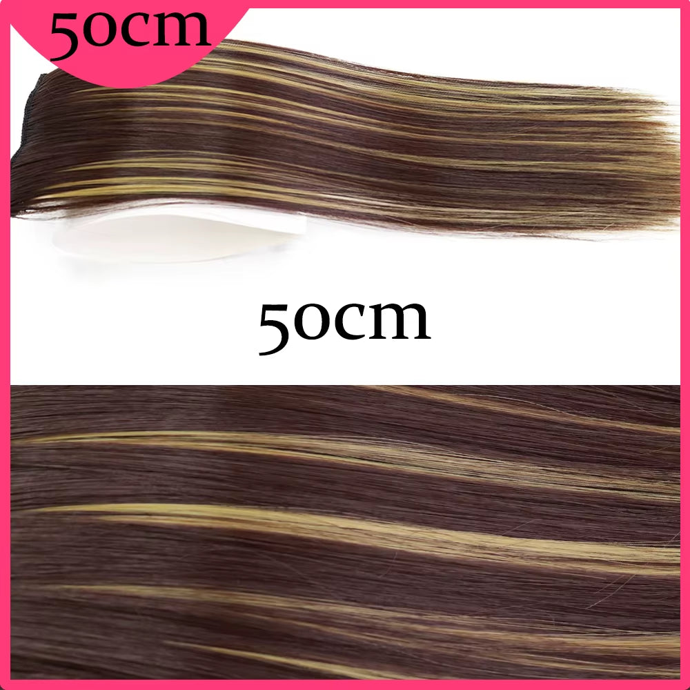 MERISI Synthetic Invisible Clip-In Hair Pads for Volume