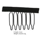 50Pcs Wig Combs to Secure Wig 4-7Teeth Wig Comb Wig Clips with Cloth for Making Wig Caps Steel Material Clips Combs