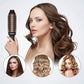 Valentine Gift Hair Curler Straightener Electric Hair Brushes Hot Comb Professional Curling Iron Heated Anti-Scald Thermal Brush