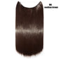 Synthetic Invisible Wire Hair Extensions Secret Fish Line Hairpiece