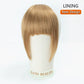 Human Hair Clip-In Bangs 3D Blunt Cut Extensions