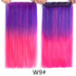 Favourite Long Wavy Synthetic Clip-In Hair Extensions 5 Clips