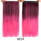 Favourite Long Wavy Synthetic Clip-In Hair Extensions 5 Clips