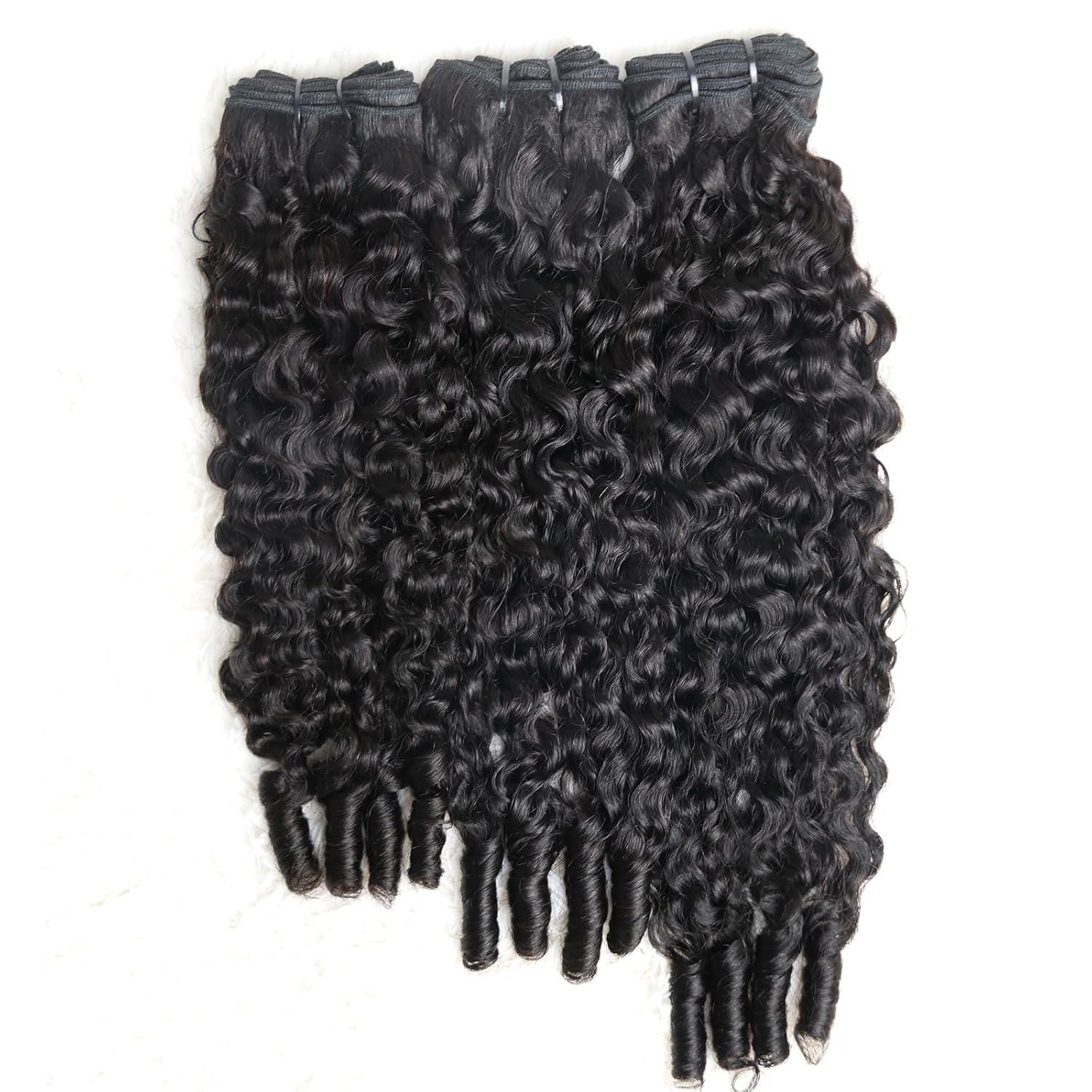 Tedhair Burmese Curly Brazilian 100% Virgin Hair Bundles 14-28&