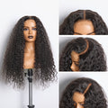 180% Density Brazilian Virgin Hair 5X5 Lace Closure Wig Water Wavy