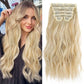 26-Inch Synthetic Jerry Curly Clip-In Hair Extensions 140G