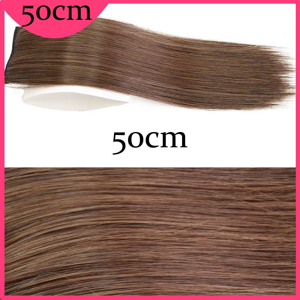MERISI Synthetic Invisible Clip-In Hair Pads for Volume