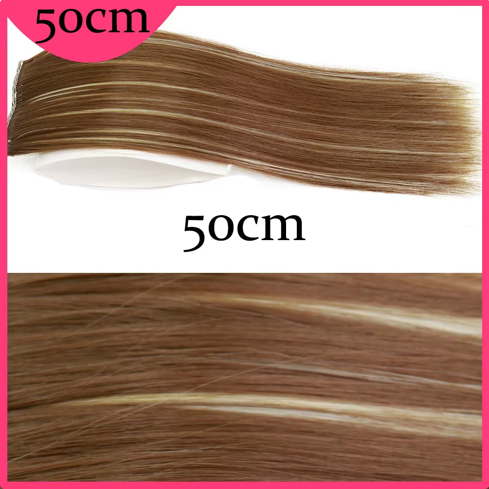 MERISI Synthetic Invisible Clip-In Hair Pads for Volume